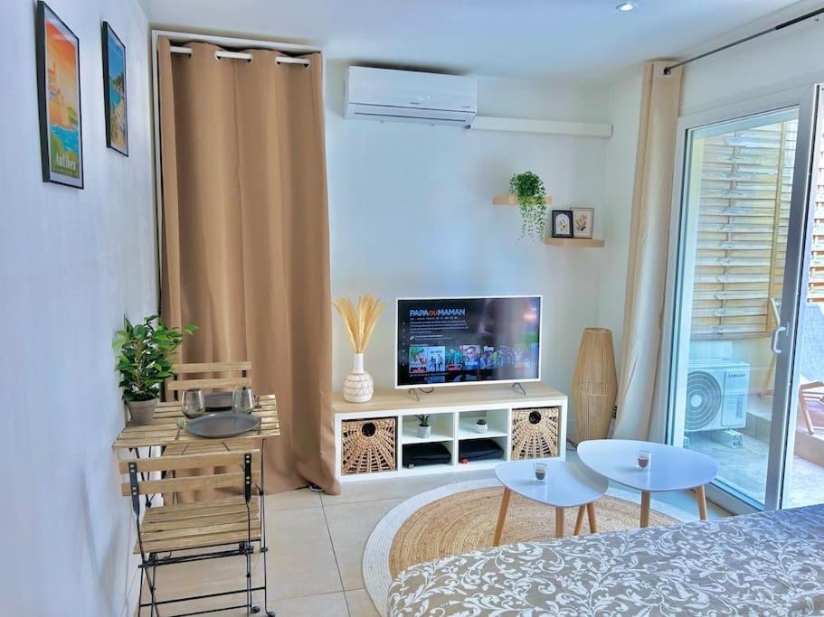 Studio Cosy Proche Plage, Parking Gratuit Juan-les-Pins Eksteriør bilde