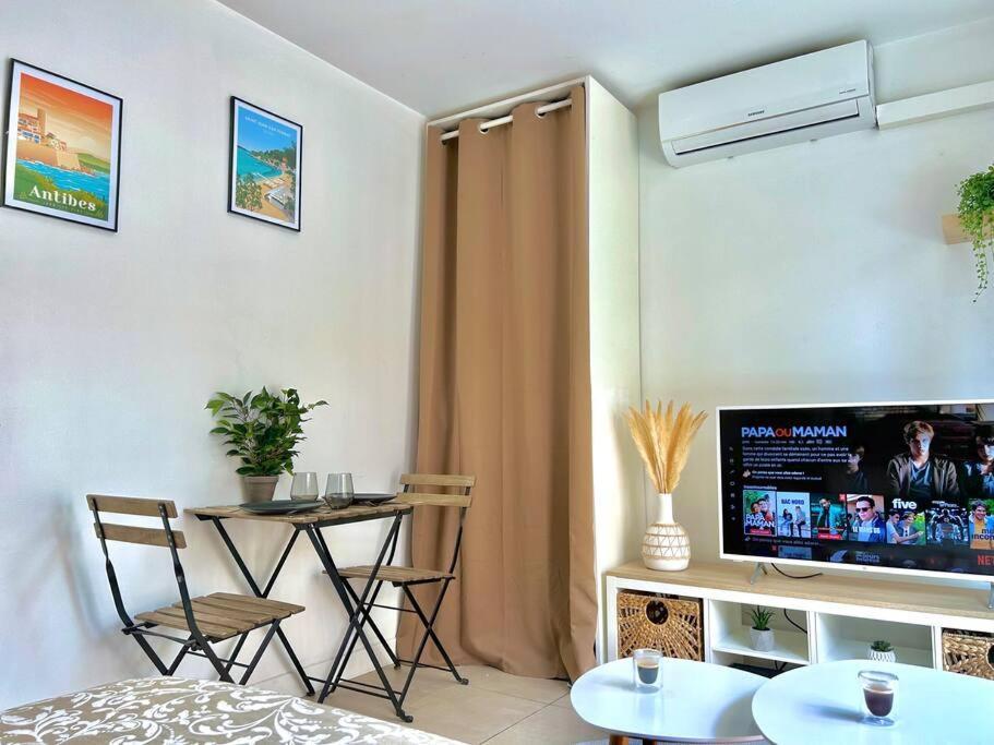Studio Cosy Proche Plage, Parking Gratuit Juan-les-Pins Eksteriør bilde