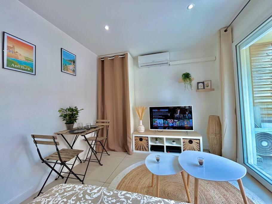 Studio Cosy Proche Plage, Parking Gratuit Juan-les-Pins Eksteriør bilde